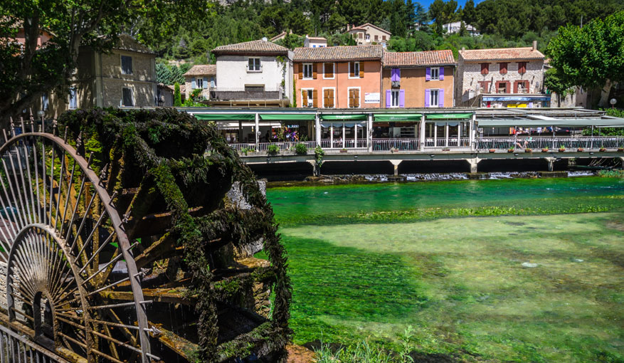 Fontaine de Vaucluse south of France